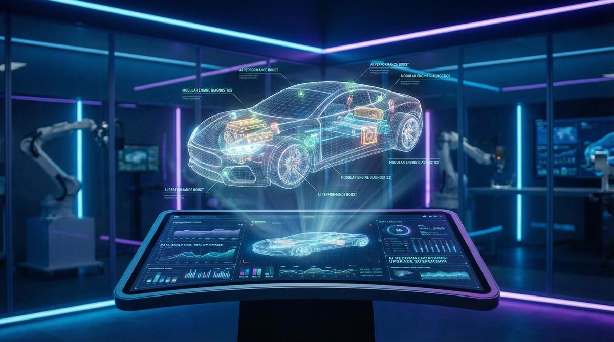 萝莉岛AI汽车改装视频技术